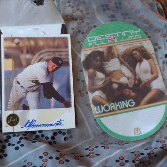 Hector Almonte Autographed BB Card& Destiny's Child Concert stub - Picture 1 of 3